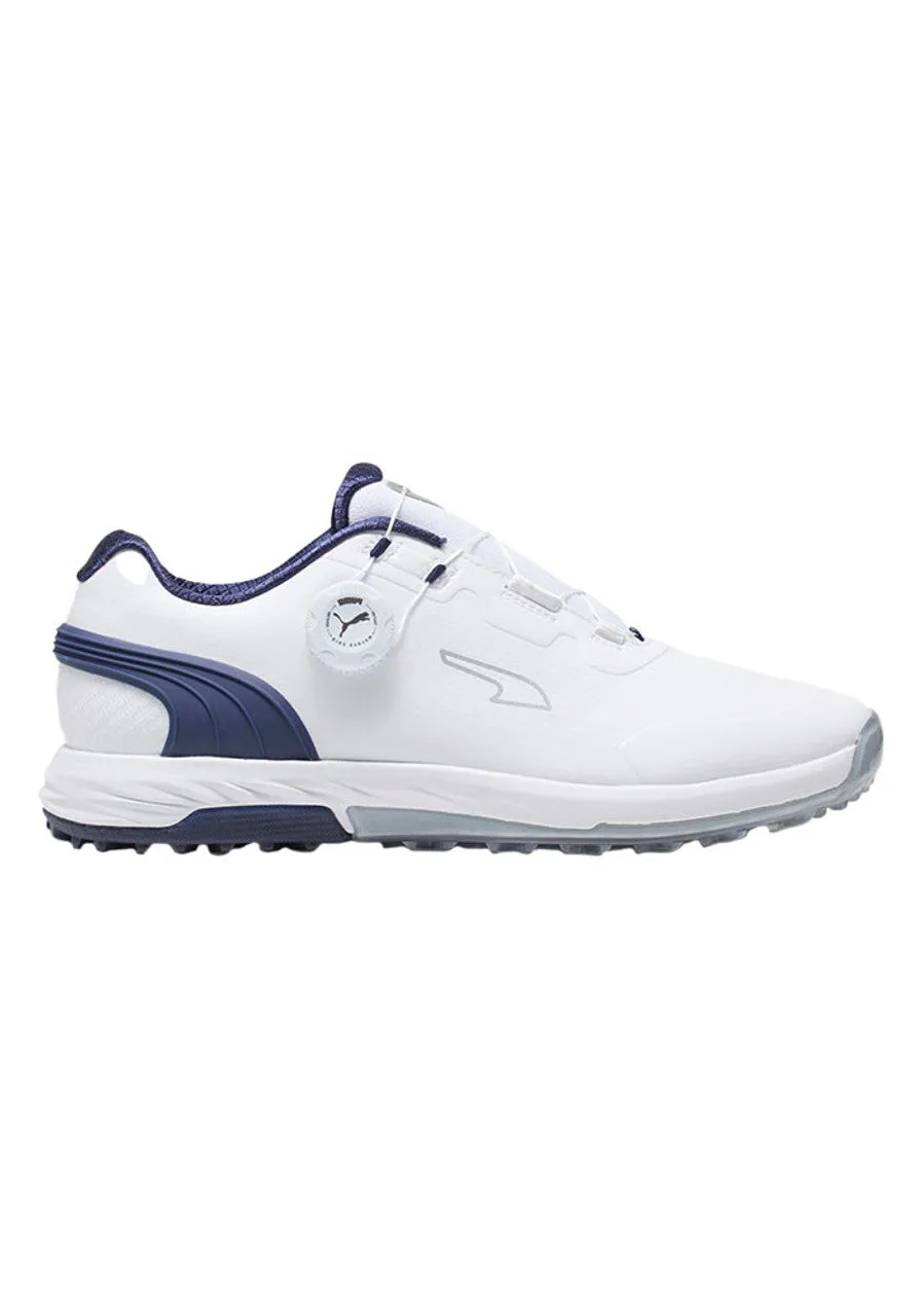 2023 PUMA MENS ALPHACT NITRO DISC - WHITE / NAVY