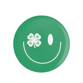 4-H Smiley Large Button