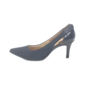 Abella Sealy Mid-Heel Shoes Fabric Black Colour For Women