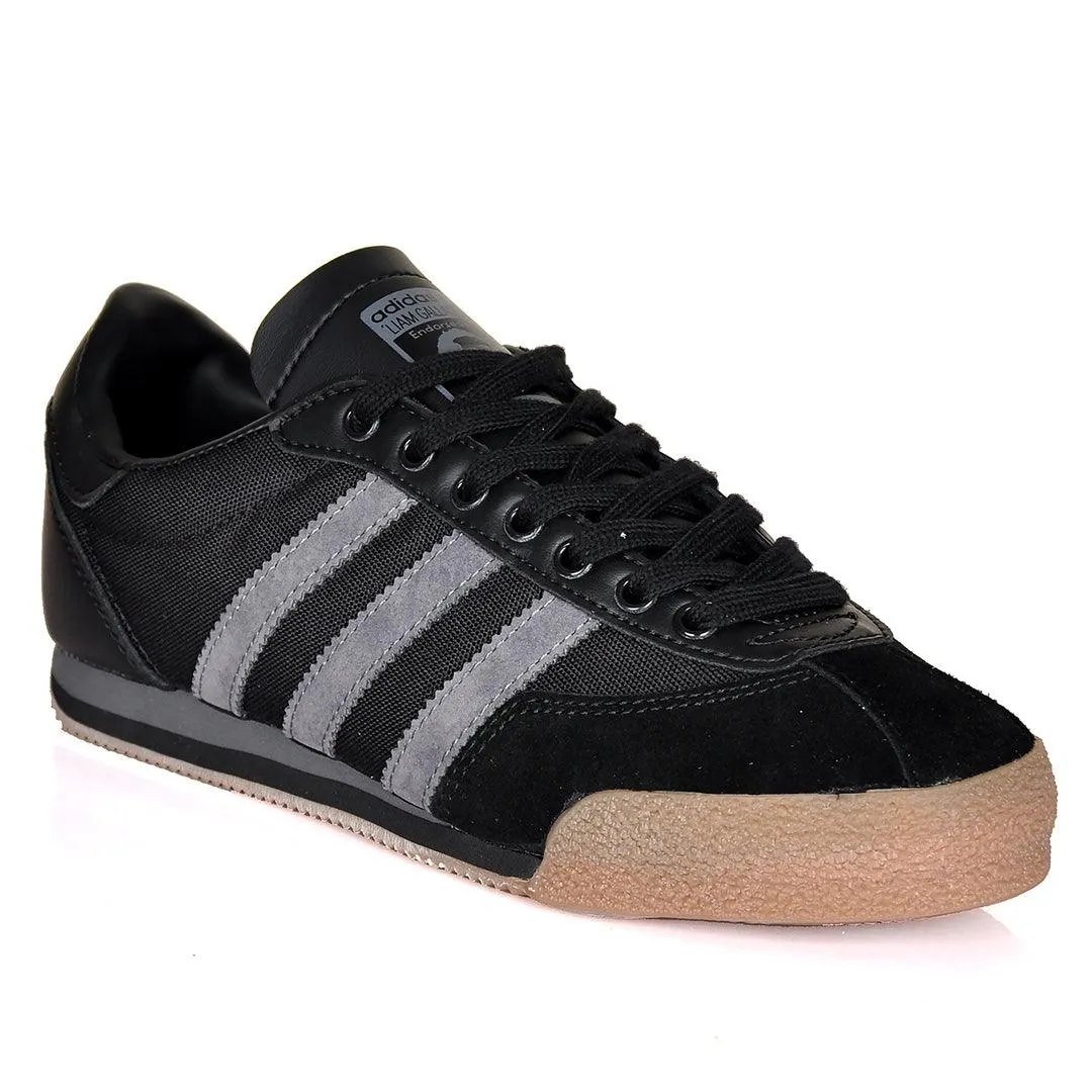 AD Samba OG 3 Stripes Low Sneakers- Black Brown