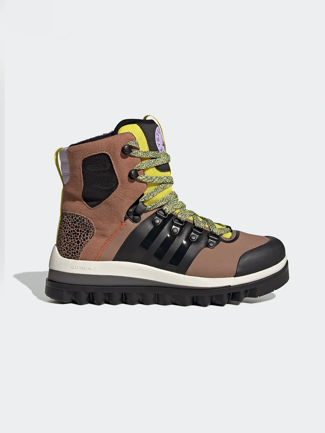 Adidas By Stella Mccartney Eulampis Boot - Camel/Core Black/Shock Yellow