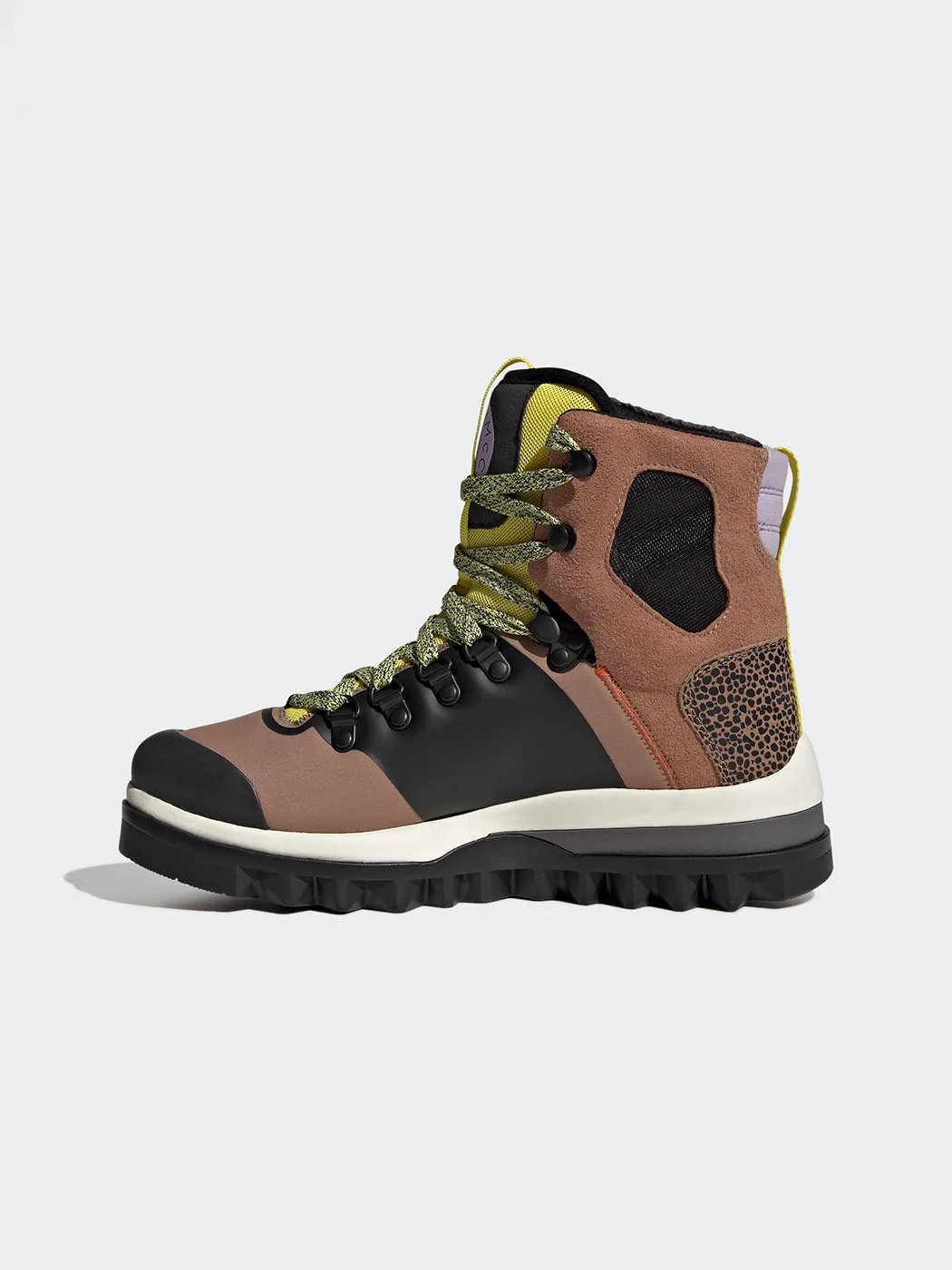 Adidas By Stella Mccartney Eulampis Boot - Camel/Core Black/Shock Yellow