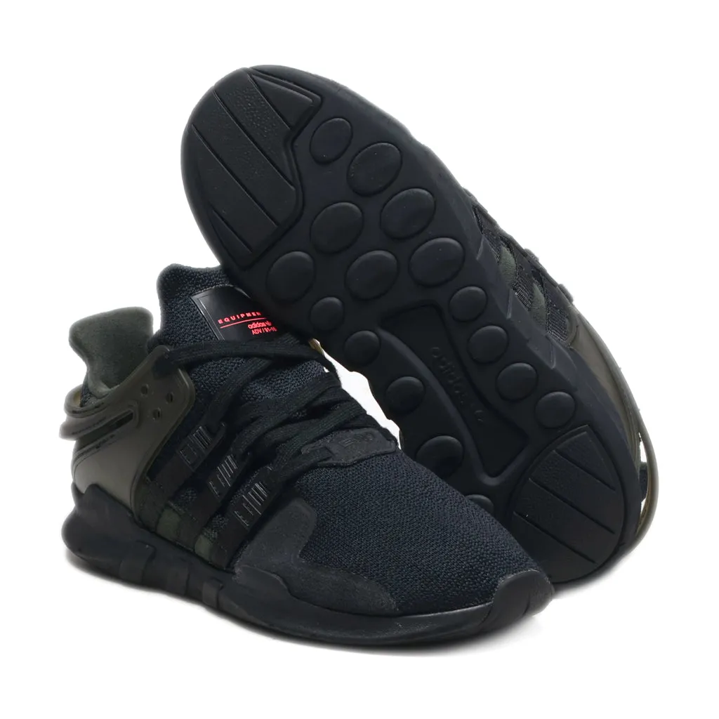 Adidas Eqt Support Sport Shoes Leather Black Colour For Kids