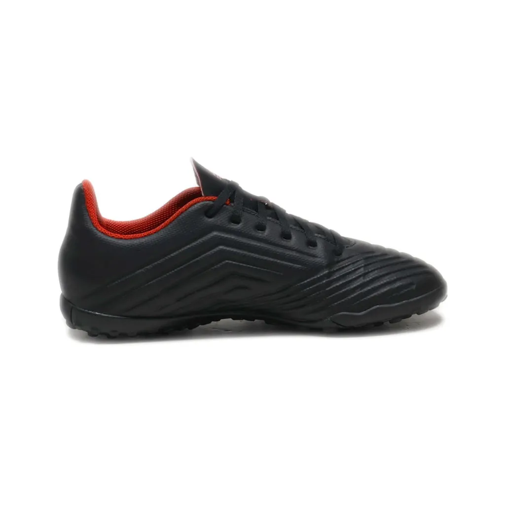 Adidas Predator Tango 18.4 Tf Sport Shoes Pu Leather Black Colour For Kids