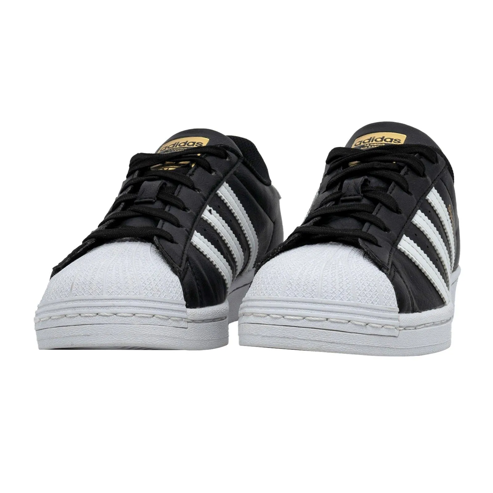 Adidas Superstar Vegan Low-Top Sneakers Leather Black Colour For Women