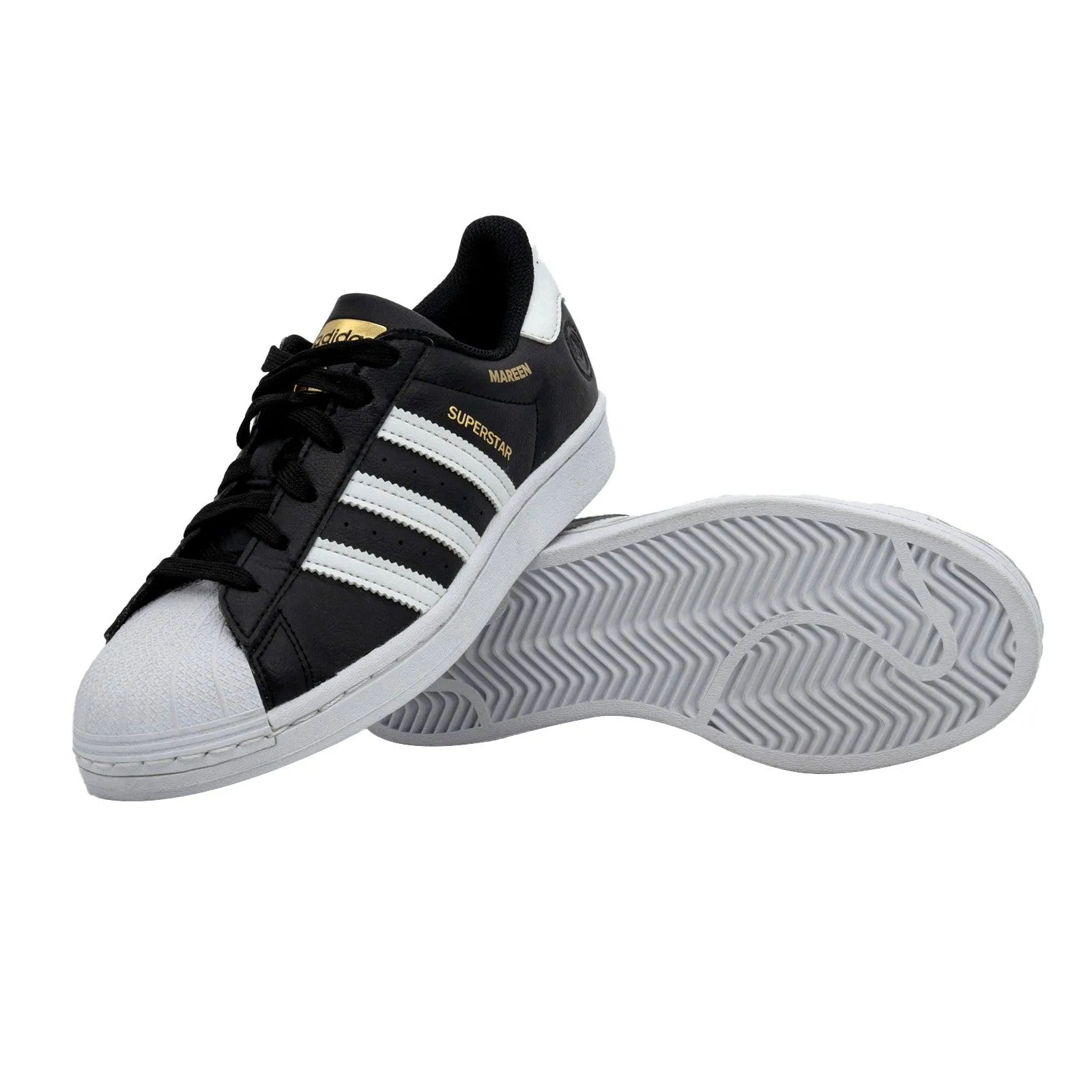 Adidas Superstar Vegan Low-Top Sneakers Leather Black Colour For Women