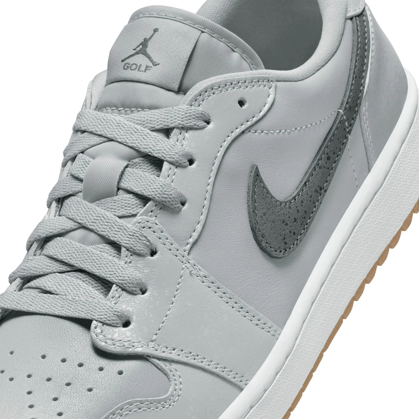 Air Jordan 1 Low G Wolf Grey/Iron Grey/White/Gum Med Brown - AW24