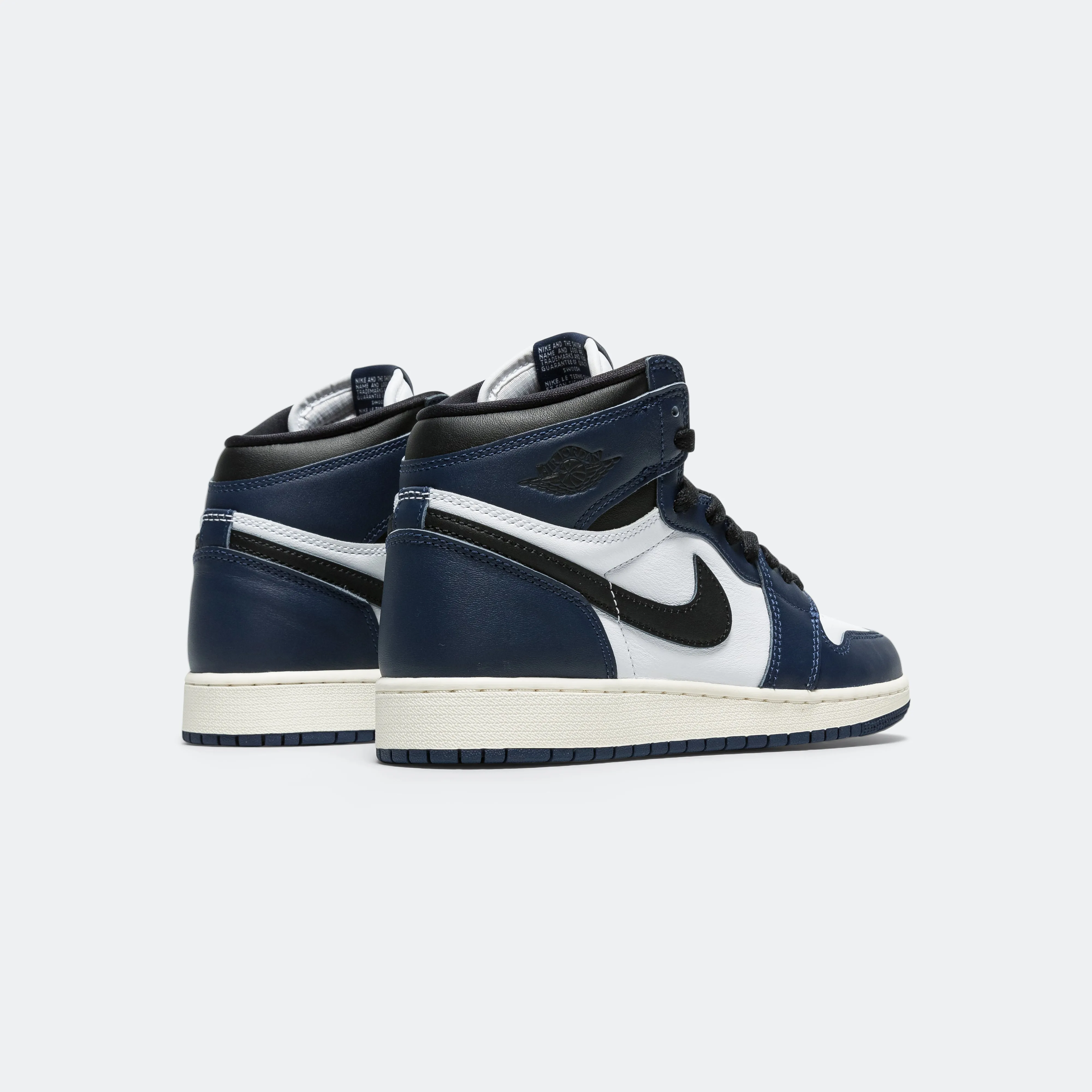 Air Jordan 1 Retro High OG - Midnight Navy/Black-White-Sail