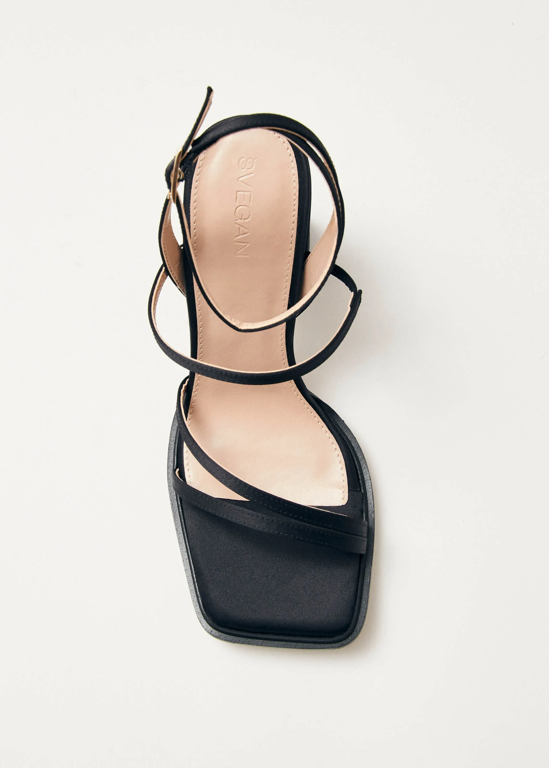 Alexa Silky Sandals - Black