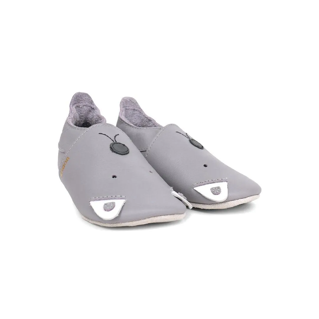 Bobux Soft Sole Woof - Gull Grey