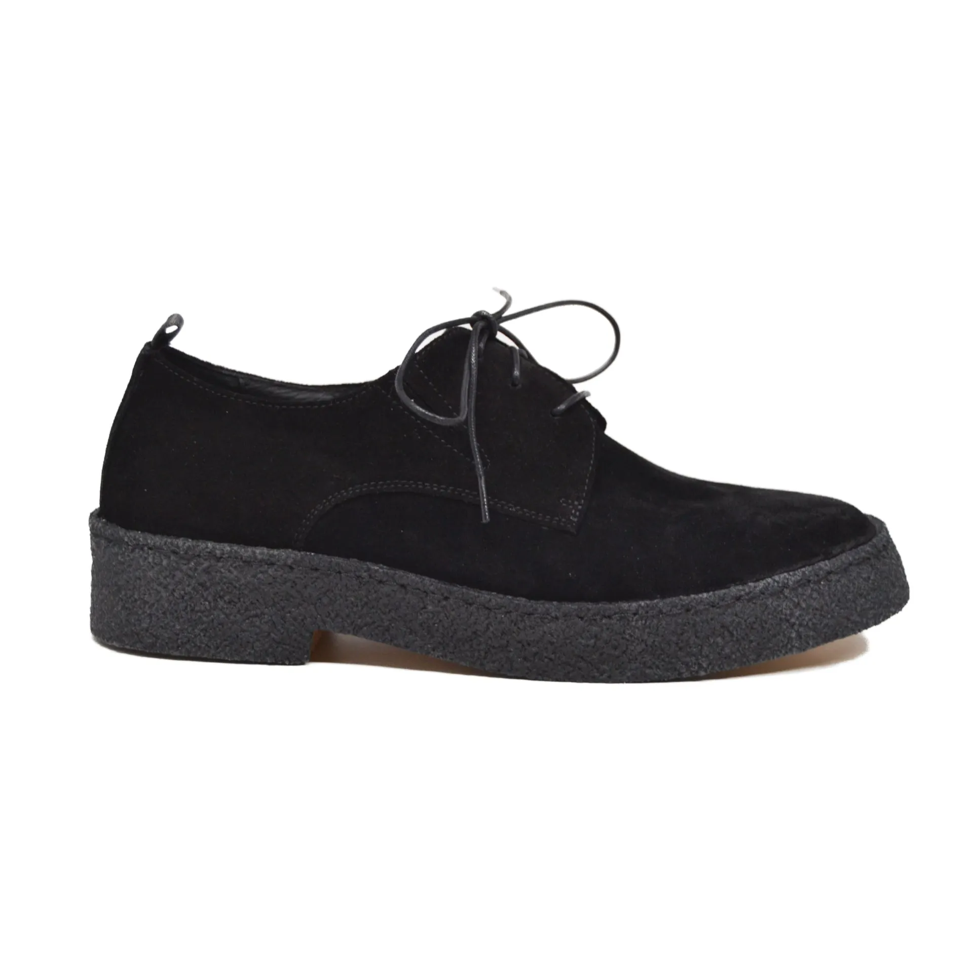 British Walkers Playboy Original Low Top Men's Black Suede with Crepe Sole