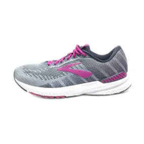 Brooks Ravenna 10 Sport Shoes Leather Grey Colour For Women