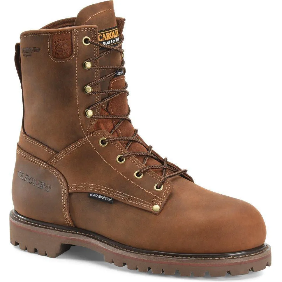 Carolina Men's 28 Series 8" Insulated Grizzly Work Boot - Brown - CA9028