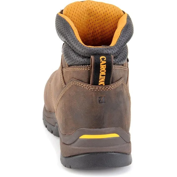 Carolina Men's Bruno Lo 6" Comp Toe WP Insulated Work Boot -Brown- CA5521