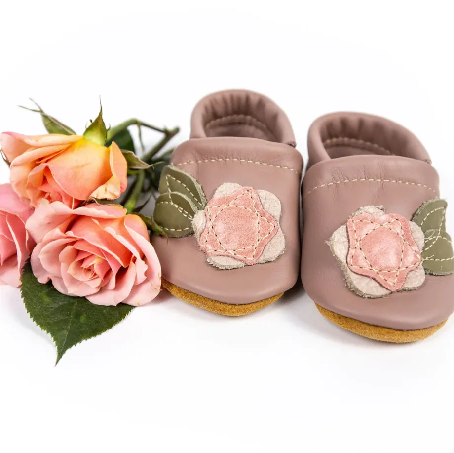 CRIB SHOES FLOWER