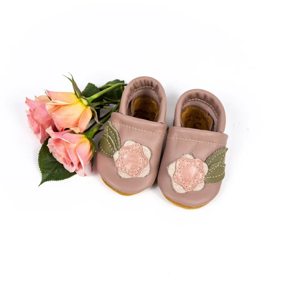 CRIB SHOES FLOWER