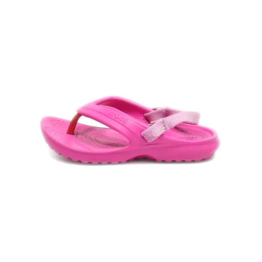 Crocs Slip-On Shoes Rubber Pink Colour For Kids