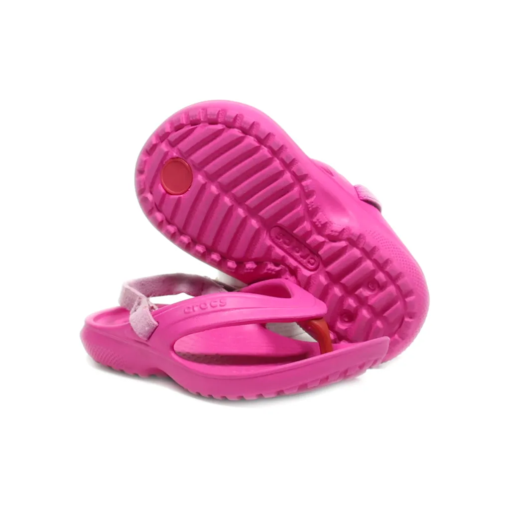 Crocs Slip-On Shoes Rubber Pink Colour For Kids