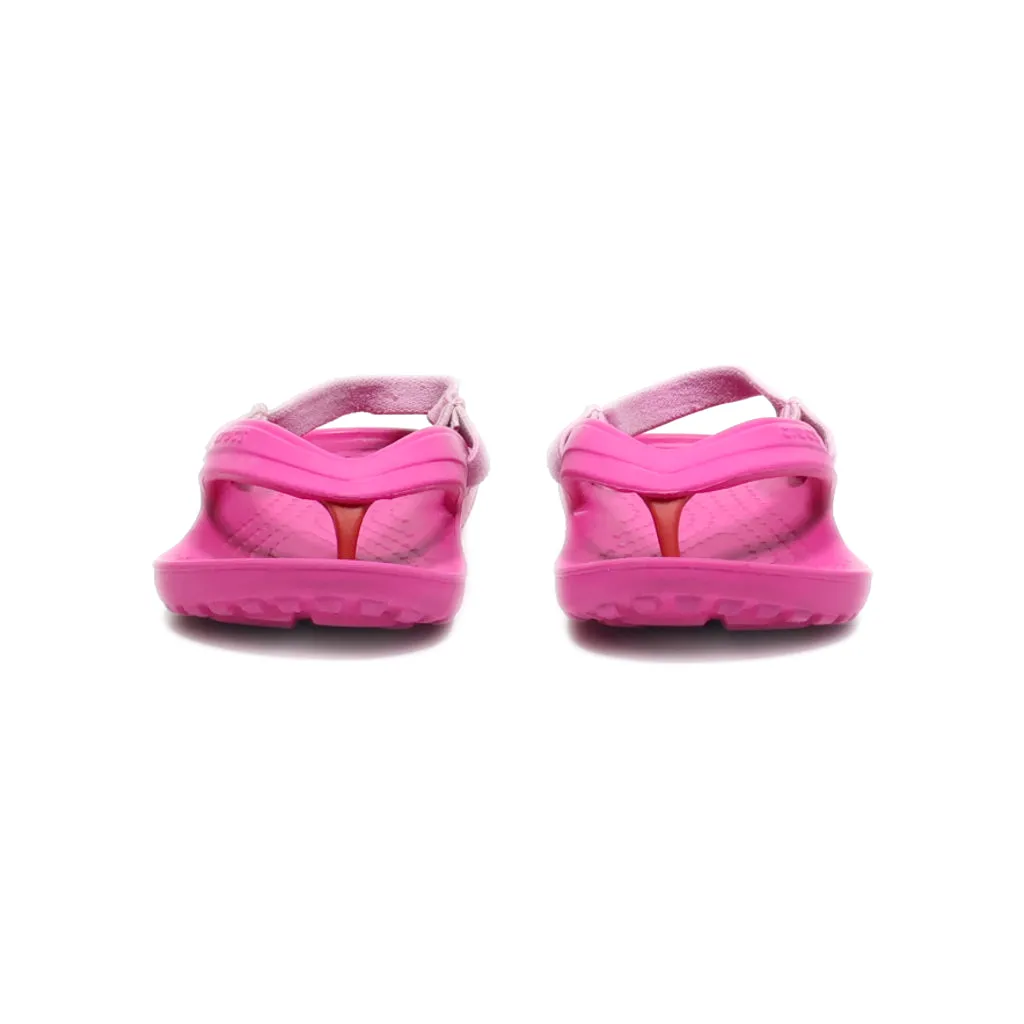 Crocs Slip-On Shoes Rubber Pink Colour For Kids