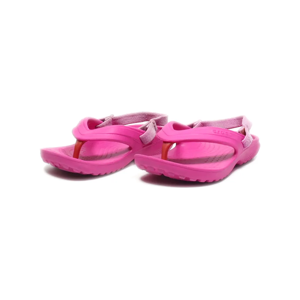 Crocs Slip-On Shoes Rubber Pink Colour For Kids