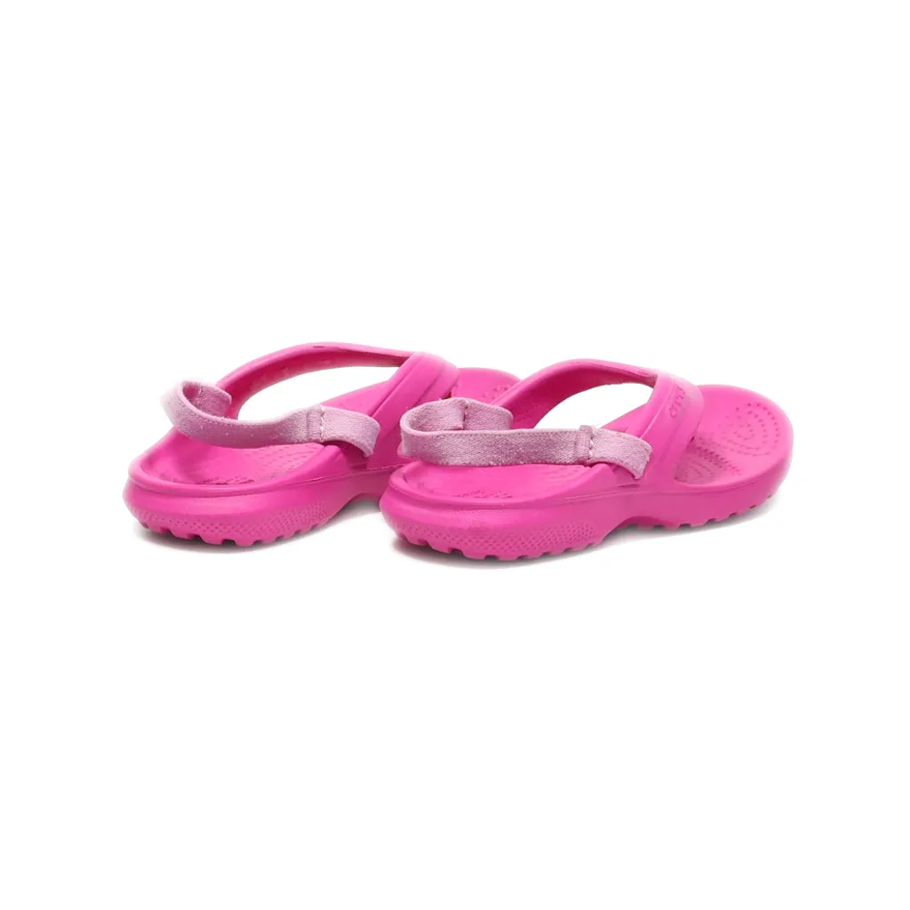 Crocs Slip-On Shoes Rubber Pink Colour For Kids