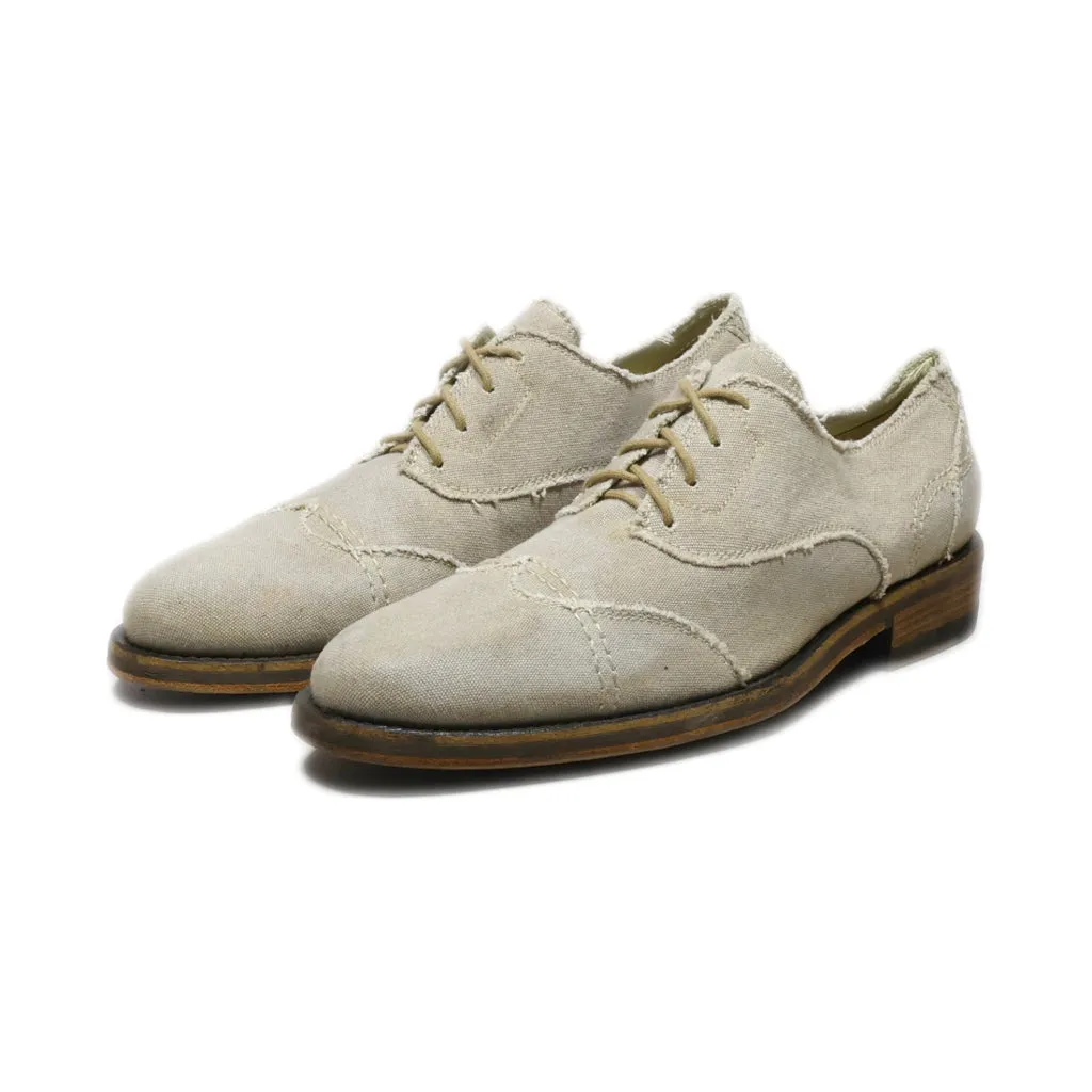 Donald J Pliner Formal Lace Ups Fabric Beige Colour For Men