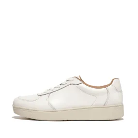 FitFlop Rally Leather Panel Sneakers White