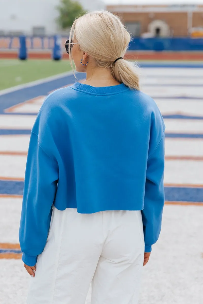 Florida Blue Cropped Sweatshirt - FINAL SALE