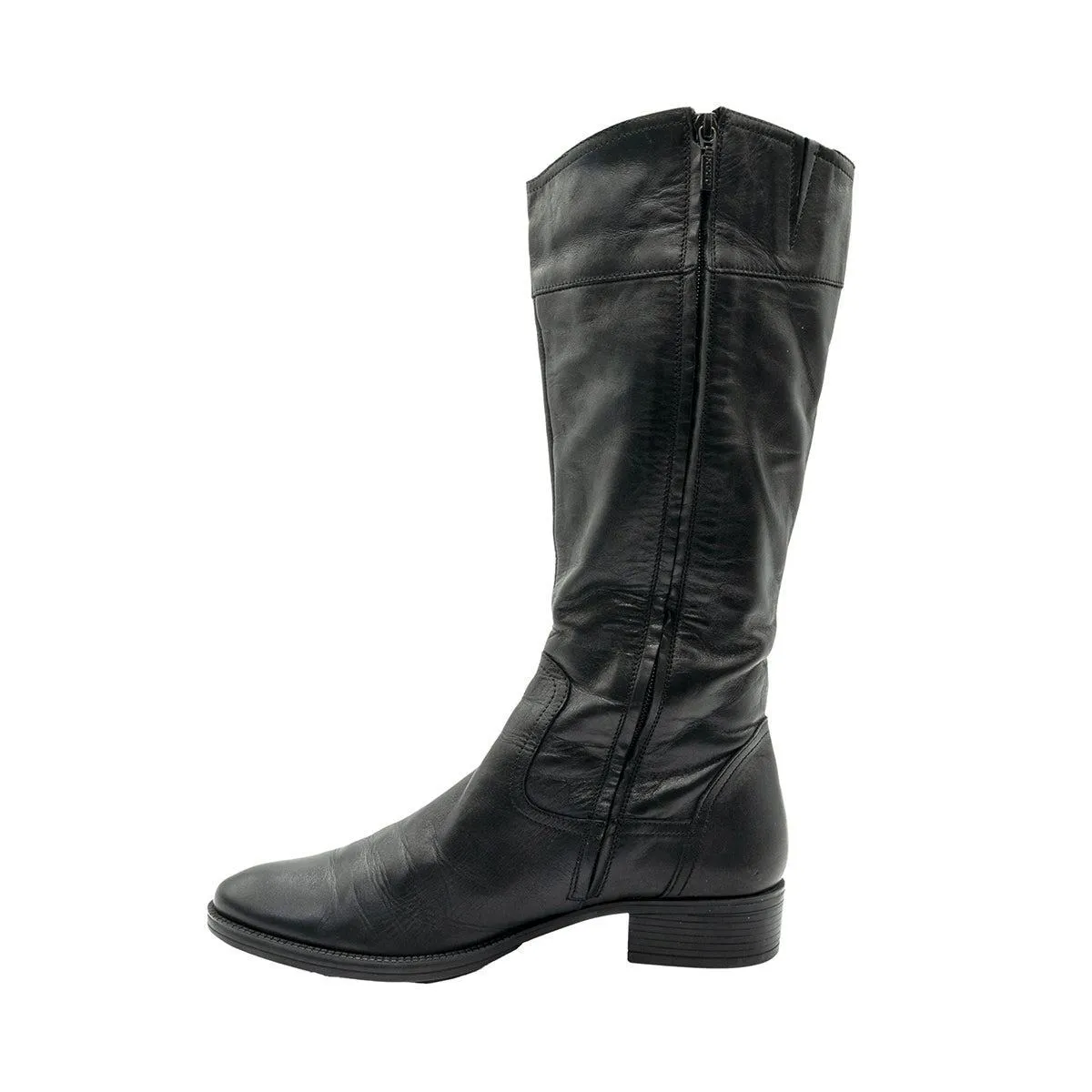 Geox Respira High Boots Leather Black Colour For Women