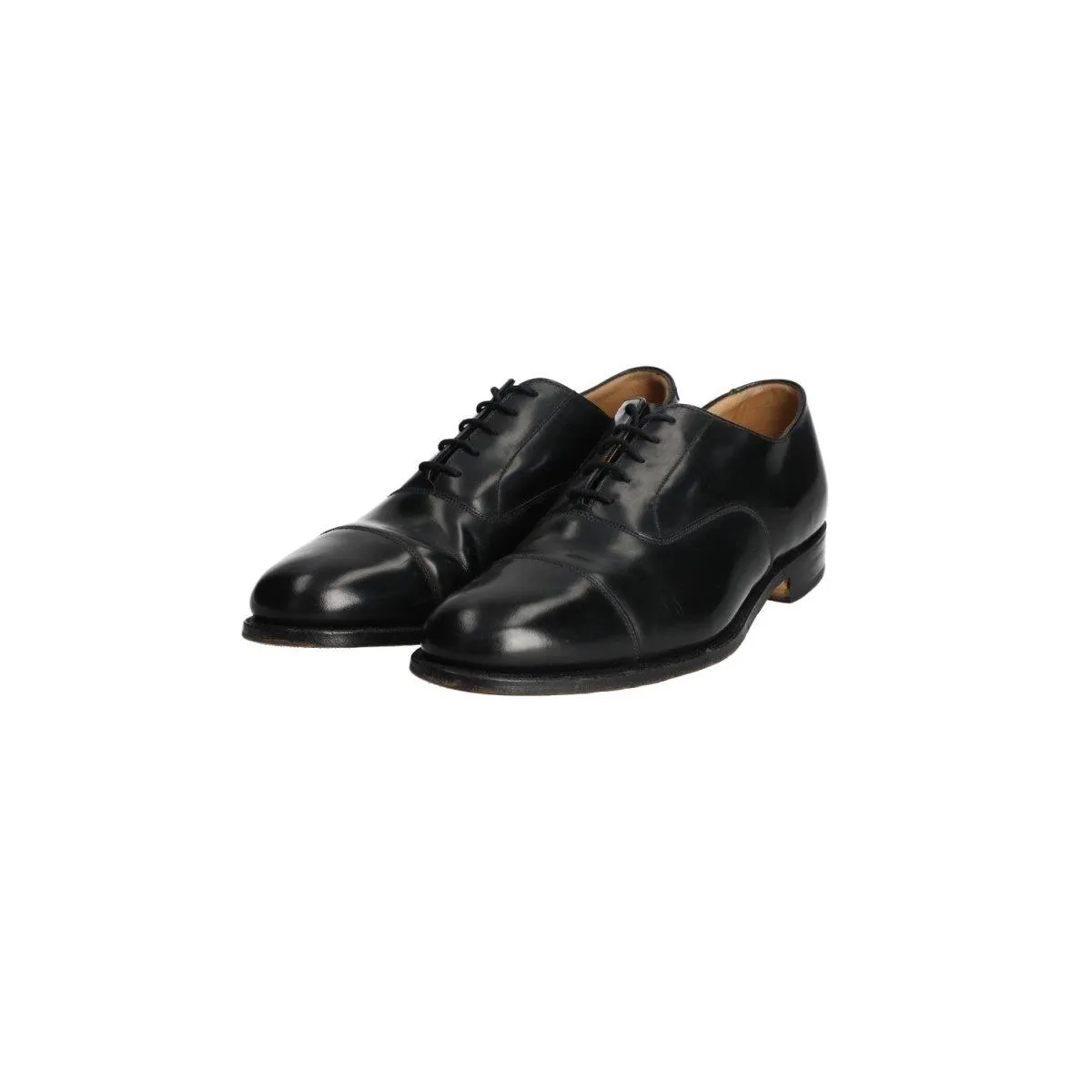 Grenson 2 Oxford Formal Lace Ups Leather Black Colour For Men