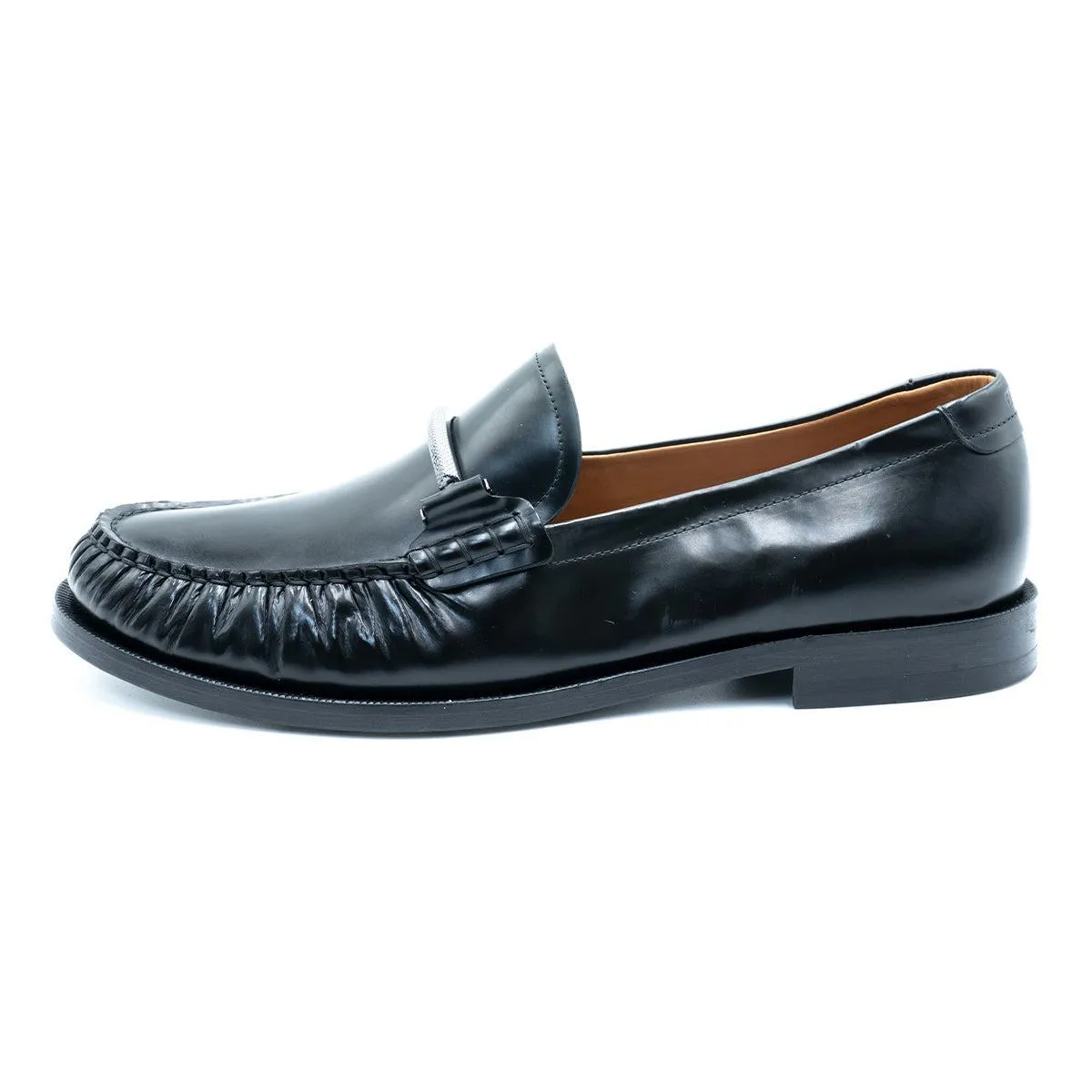 Hugo Boss Nethan On Formal Slip Ons Leather Black Colour For Men