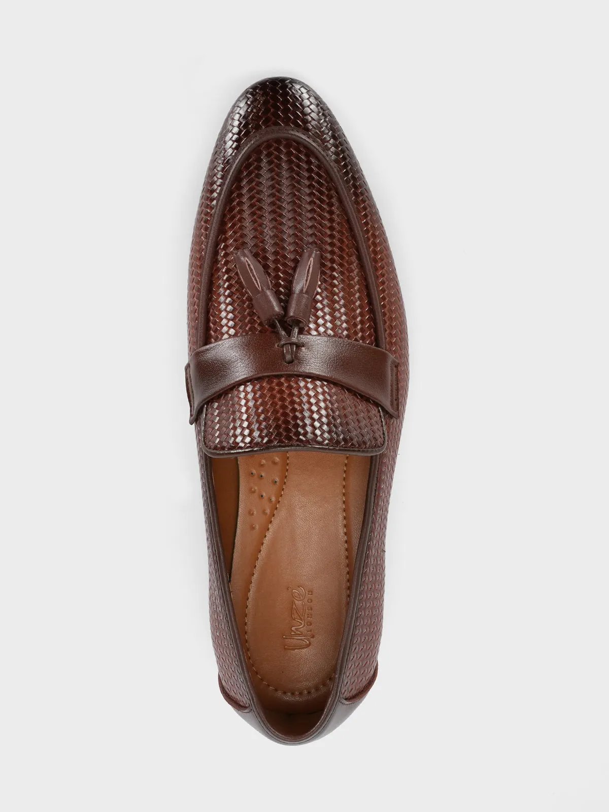 Mens "FILBERT" Textured Slip On Formal Shoes