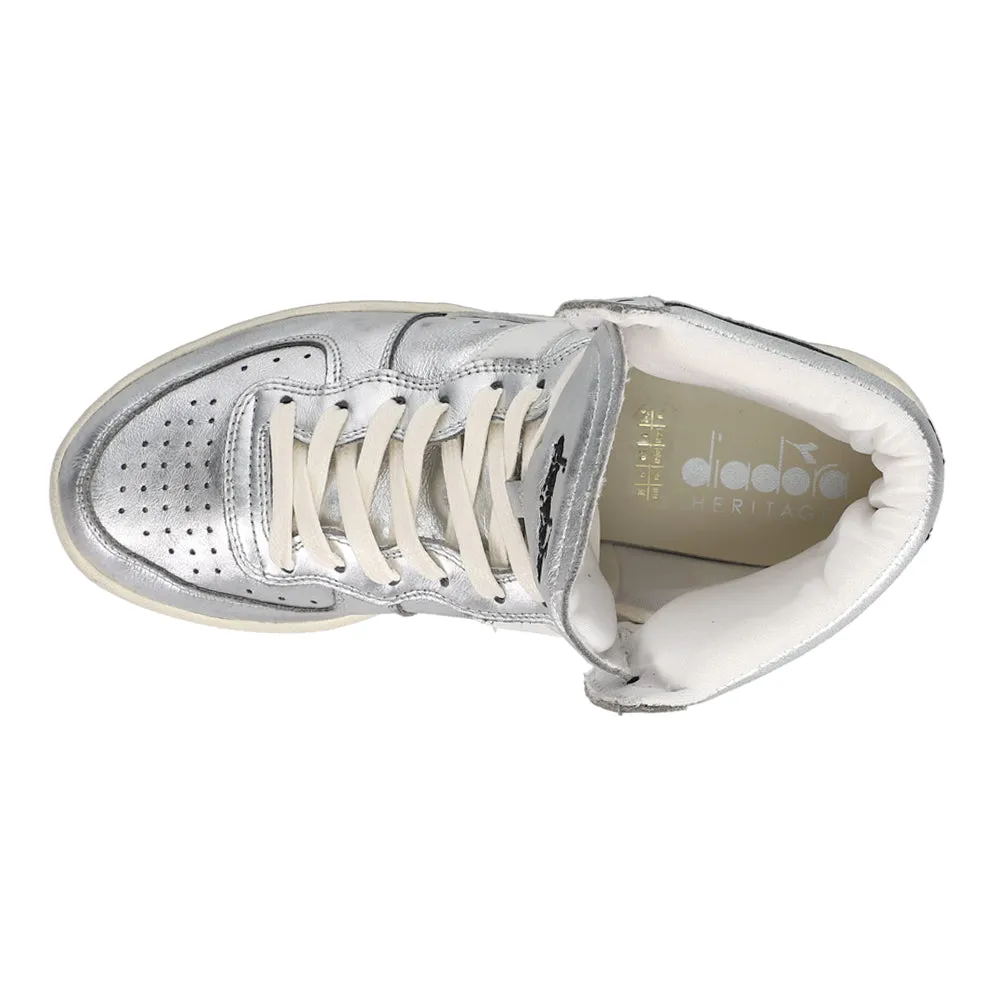 Mi Basket Metal Used High Top Sneakers