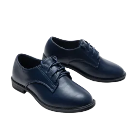 Navy Derby Dress Shoes