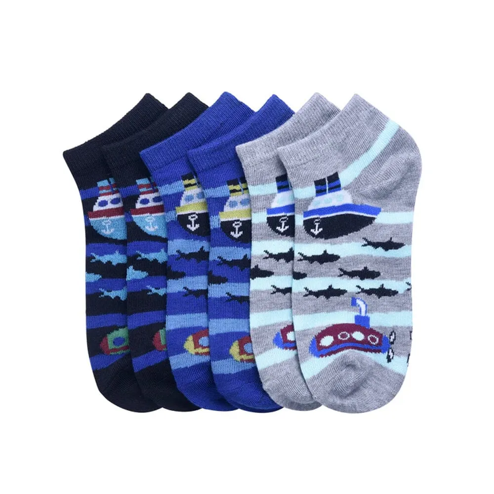 Power Club Spandex Boy's Socks SAILING (12 units)