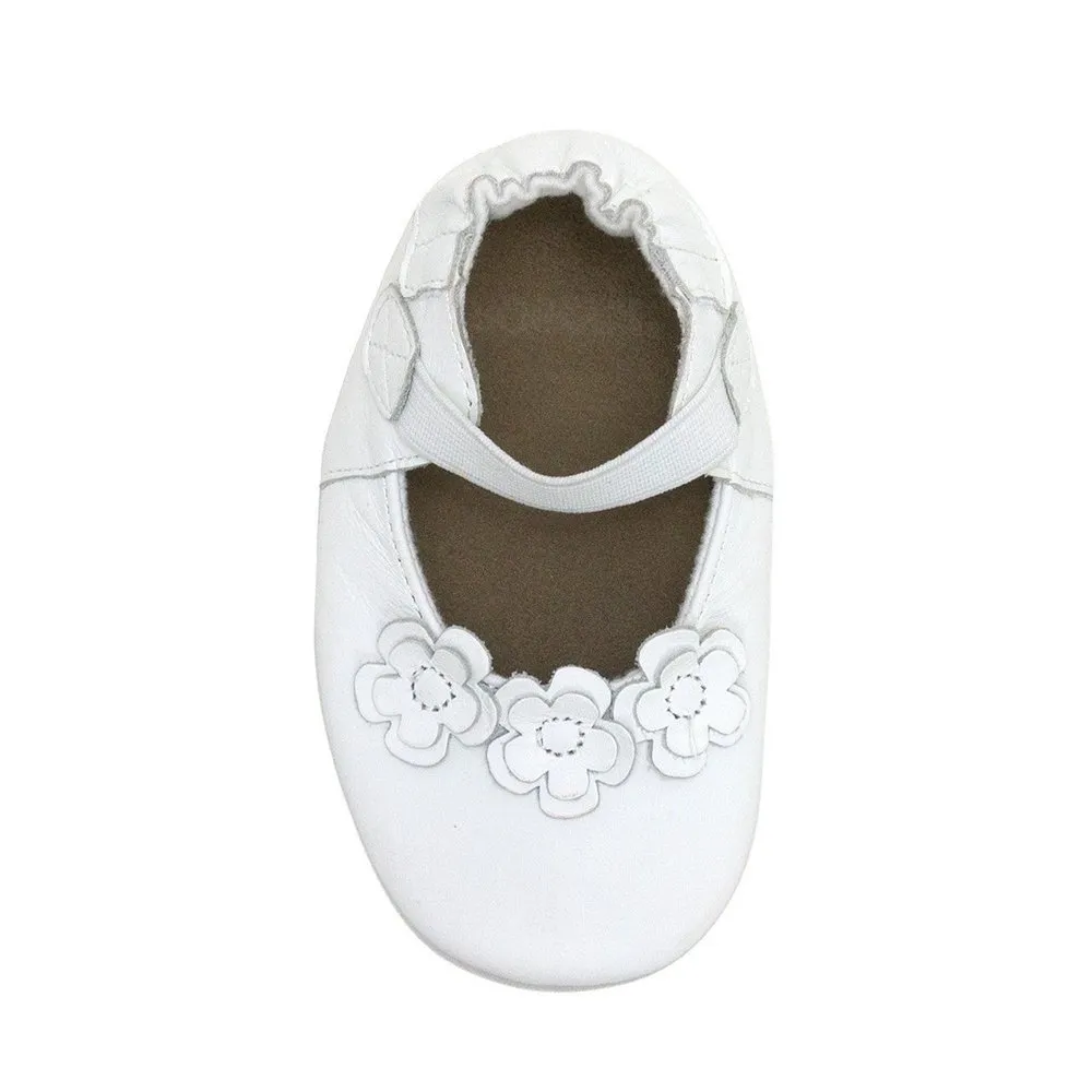 Robeez Brianna Soft Soles White