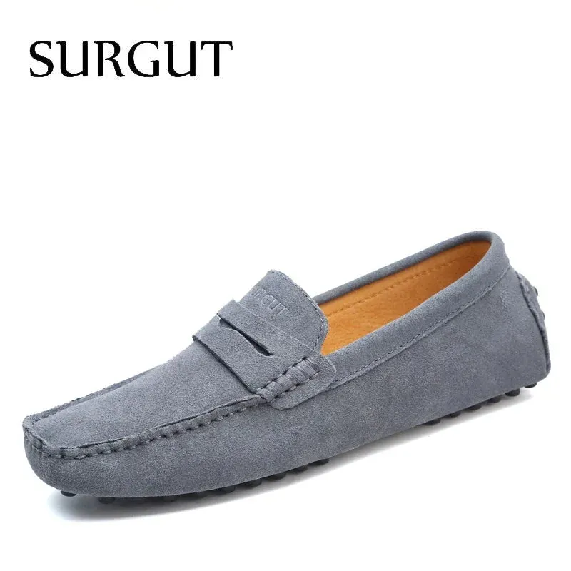 SURGUT Soft Leather Moccasin Loafers