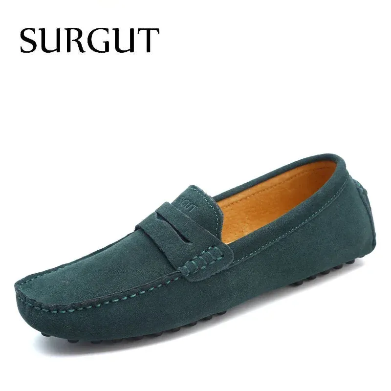 SURGUT Soft Leather Moccasin Loafers