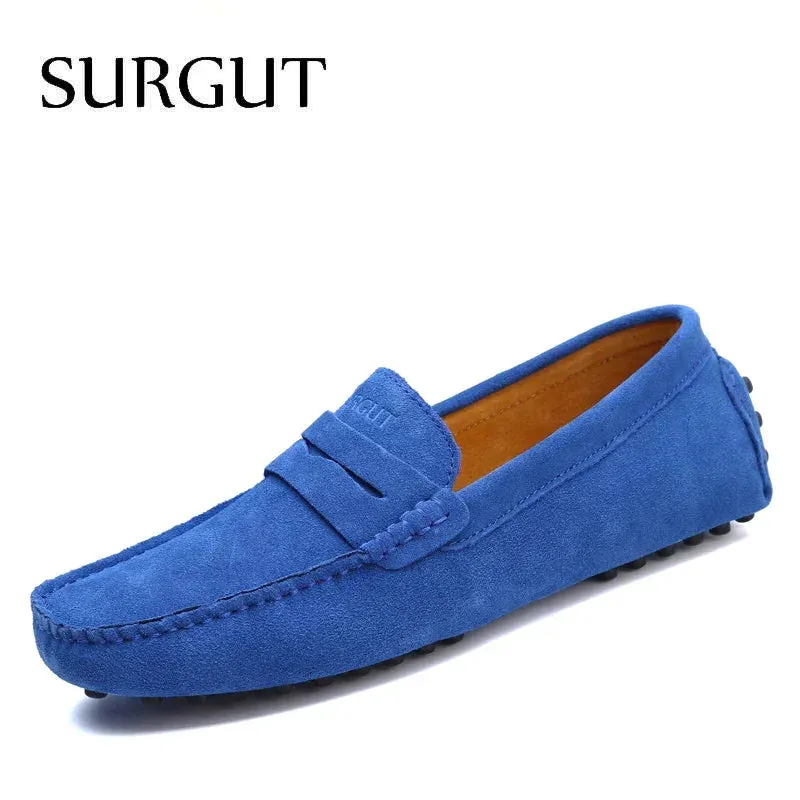 SURGUT Soft Leather Moccasin Loafers