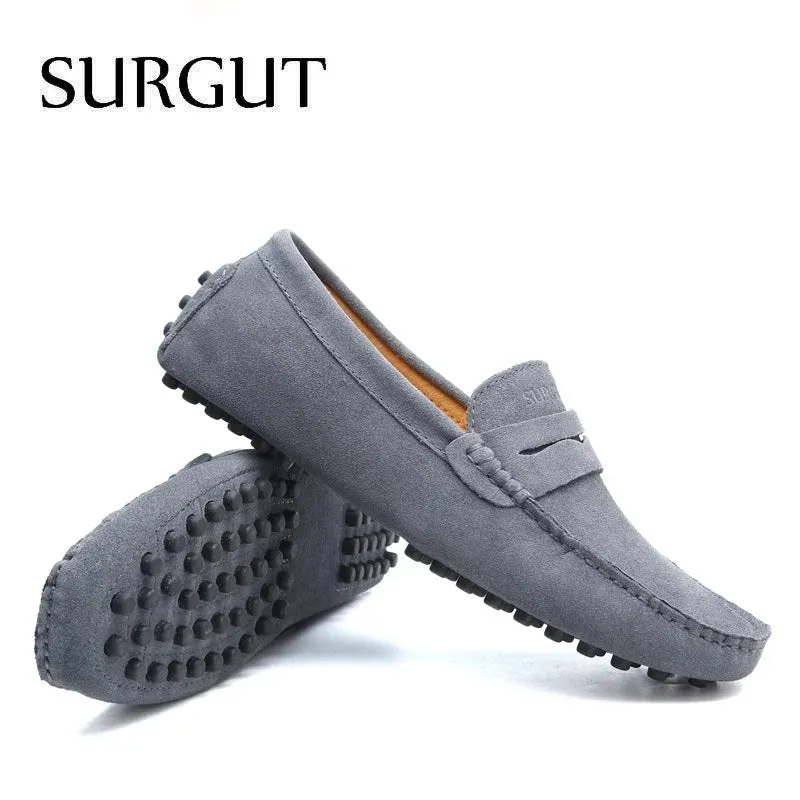 SURGUT Soft Leather Moccasin Loafers