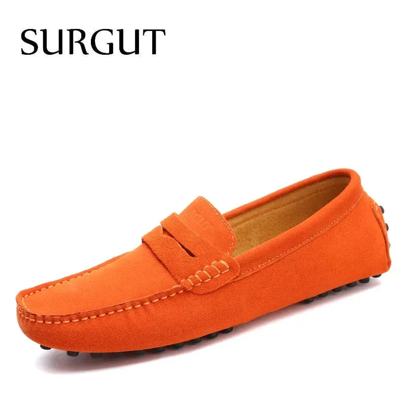 SURGUT Soft Leather Moccasin Loafers