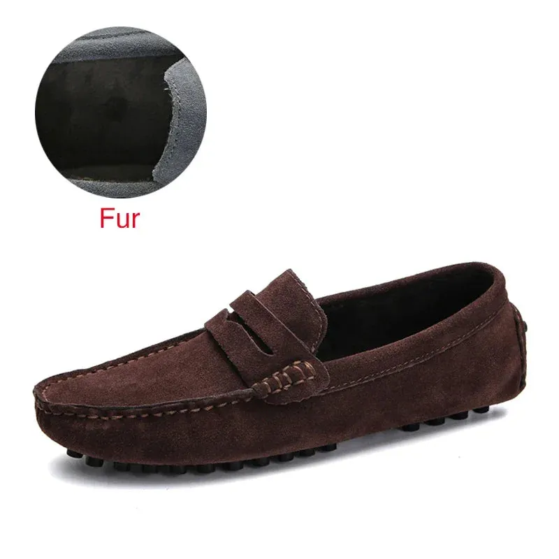 SURGUT Soft Leather Moccasin Loafers