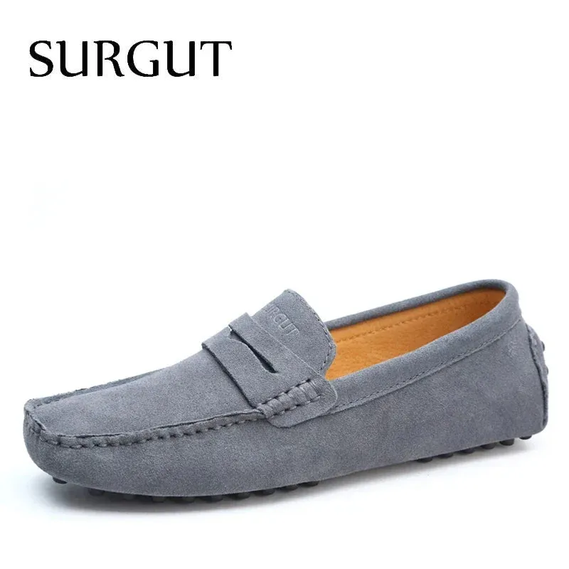 SURGUT Soft Leather Moccasin Loafers