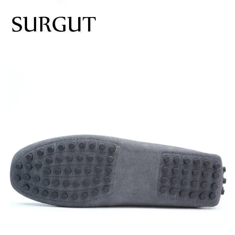 SURGUT Soft Leather Moccasin Loafers