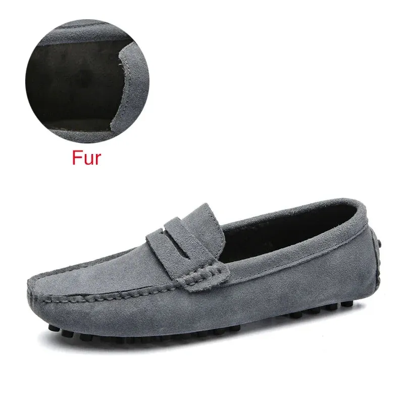 SURGUT Soft Leather Moccasin Loafers