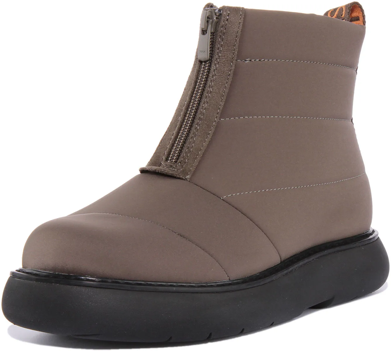 Toms Puffer Boot In Olive For Women