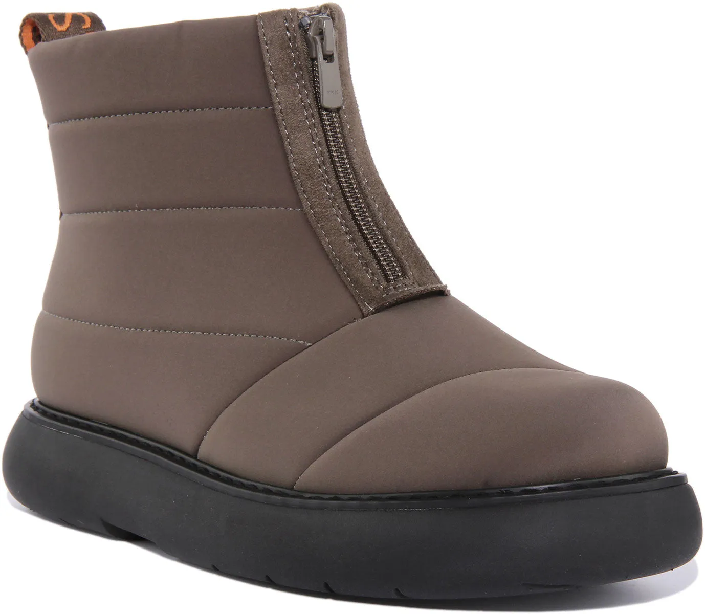 Toms Puffer Boot In Olive For Women