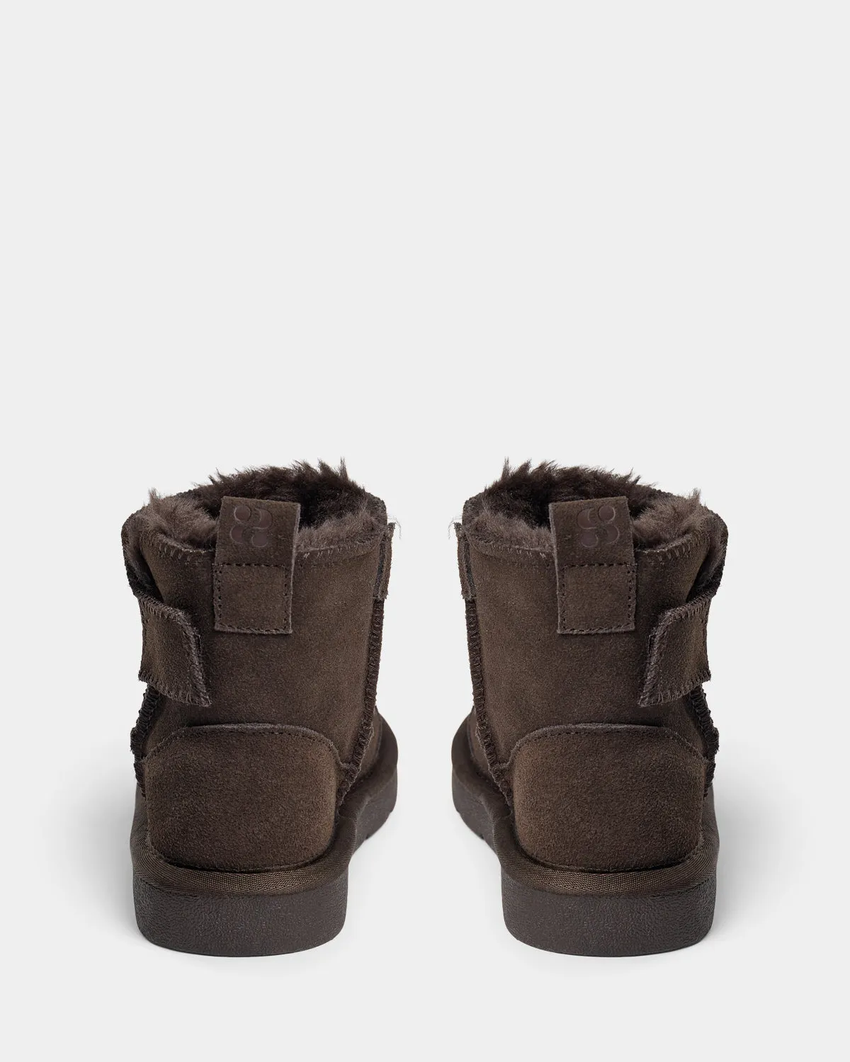 VALESK TEDDY BOOT - Dark brown