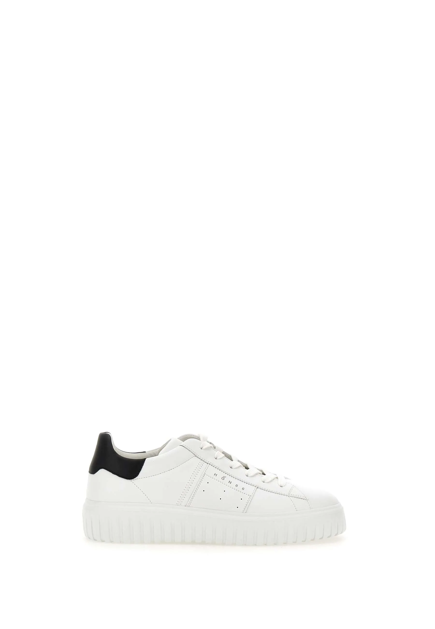 White Leather H Stripes Sneakers