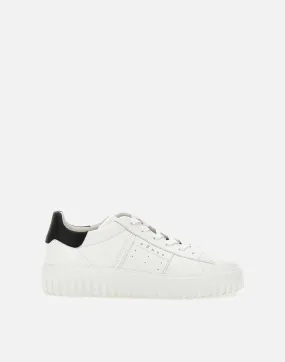 White Leather H Stripes Sneakers